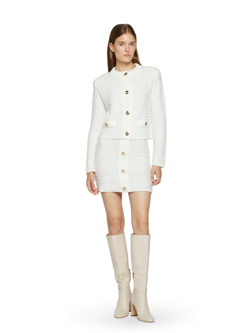 Space Simona Corsellini Minigonna in chanel tricot Sconto