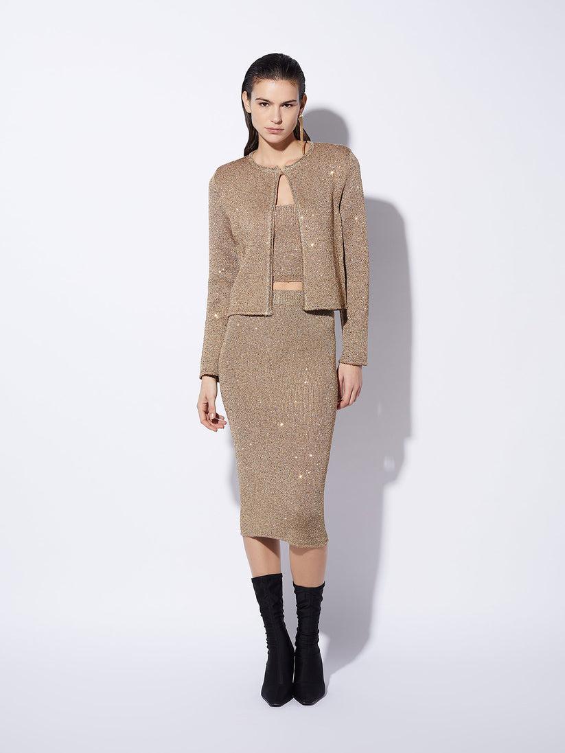 Space Simona Corsellini Giacca in tricot con paillettes Saldi