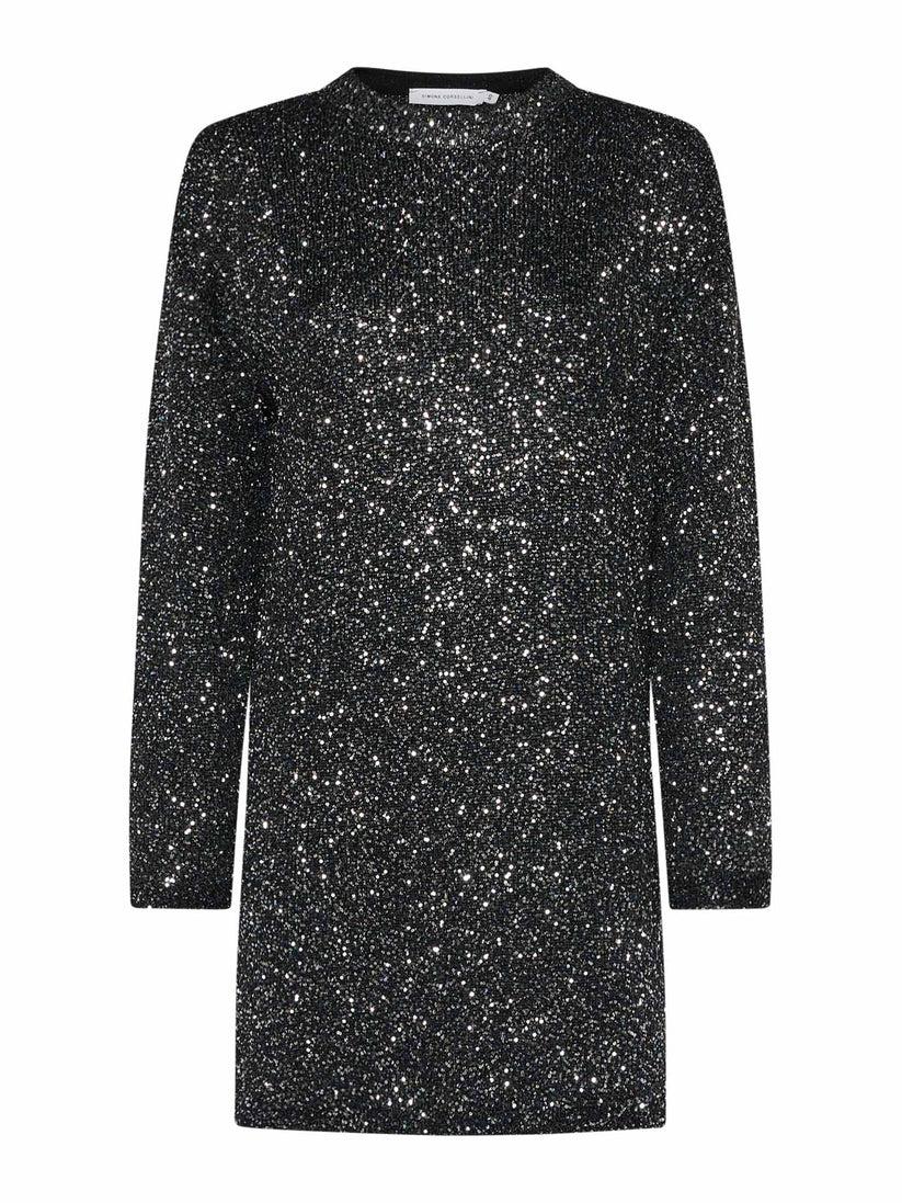 Space Simona Corsellini Abito in paillettes con over dietro