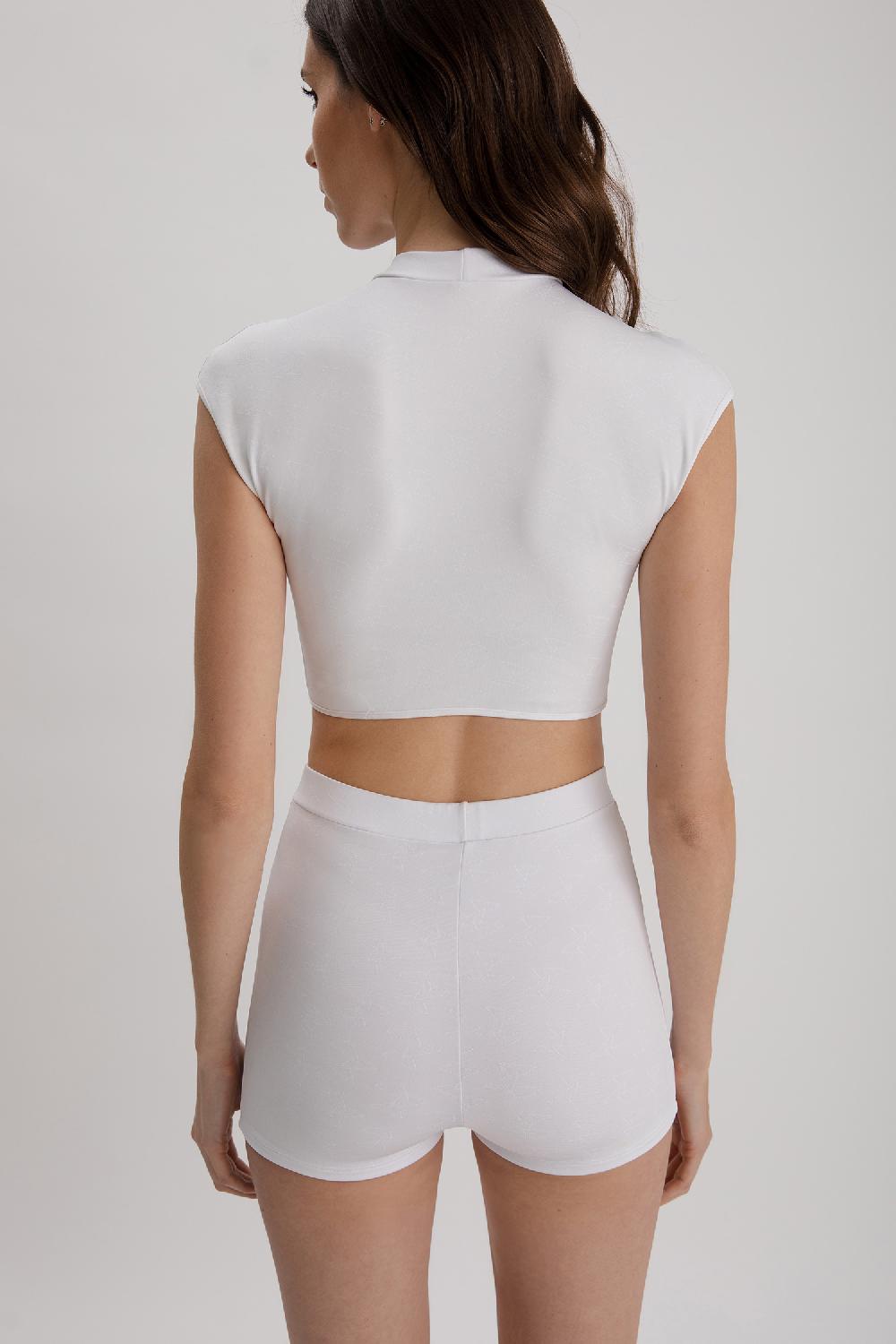 Suahru Naxos Jacquard CropTop In Vendita