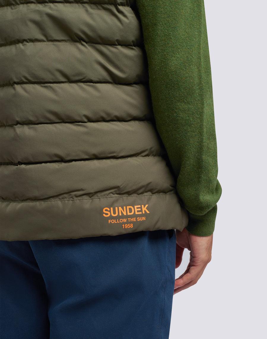 ﻿Sundek gilet trapuntato m999jvdp100-30201 Qualità Garantita