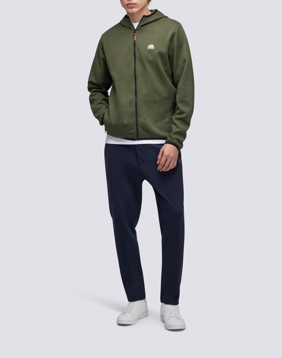 Sundek felpa full zip con cappuccio M411JHIL400-30201 Consegna Veloce