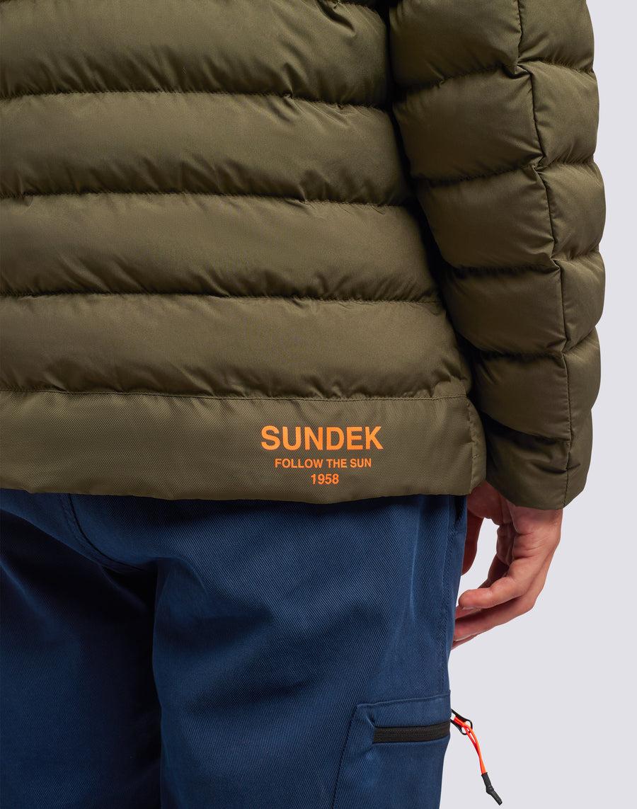 Sundek giacca trapuntata con cappuccio m998jkdp100-30201 Promozione Limitata