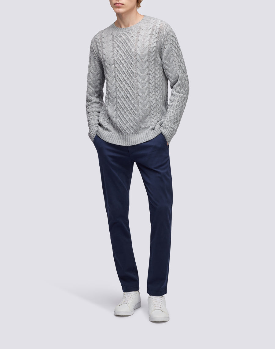 Sundek maglione a girocollo misto cashmere M354KIWS100-02900 Negozio