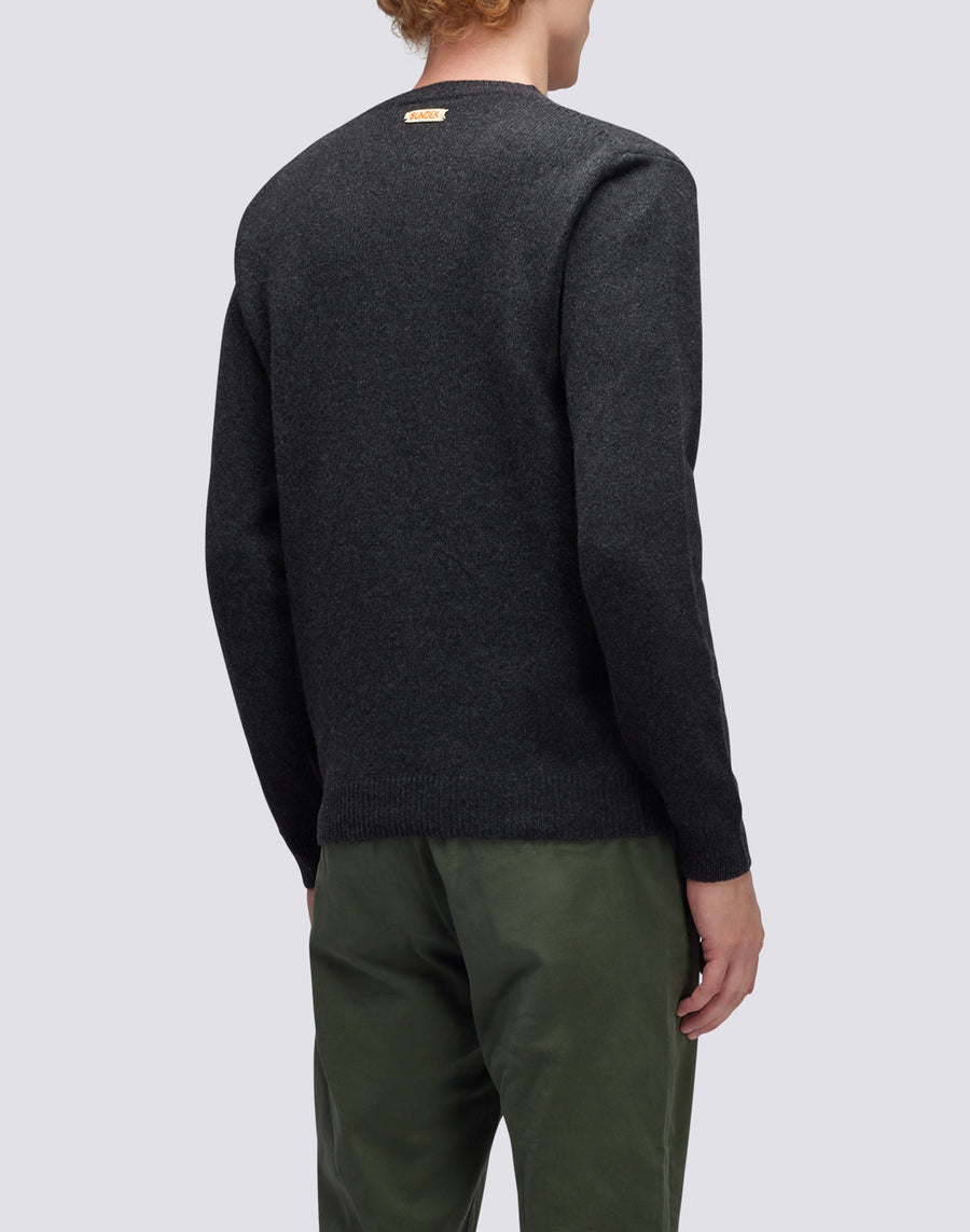 Sundek maglione a girocollo misto cashmere M352KIWS500-94400 Prezzo Ridotto