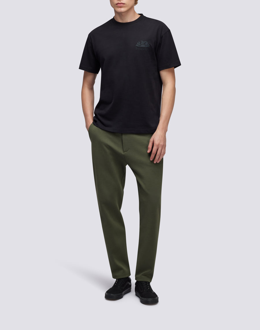 Sundek T-SHIRT GIROCOLLO CON LOGO RICAMATO M170TEJS700-00400 Novità