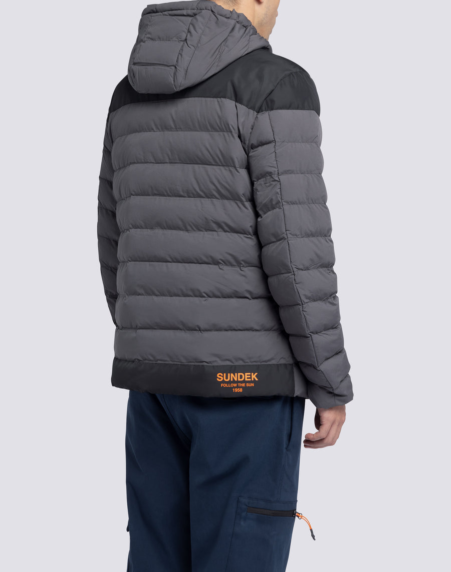 Sundek giacca trapuntata con cappuccio m998jkdp100-94401 Sconto
