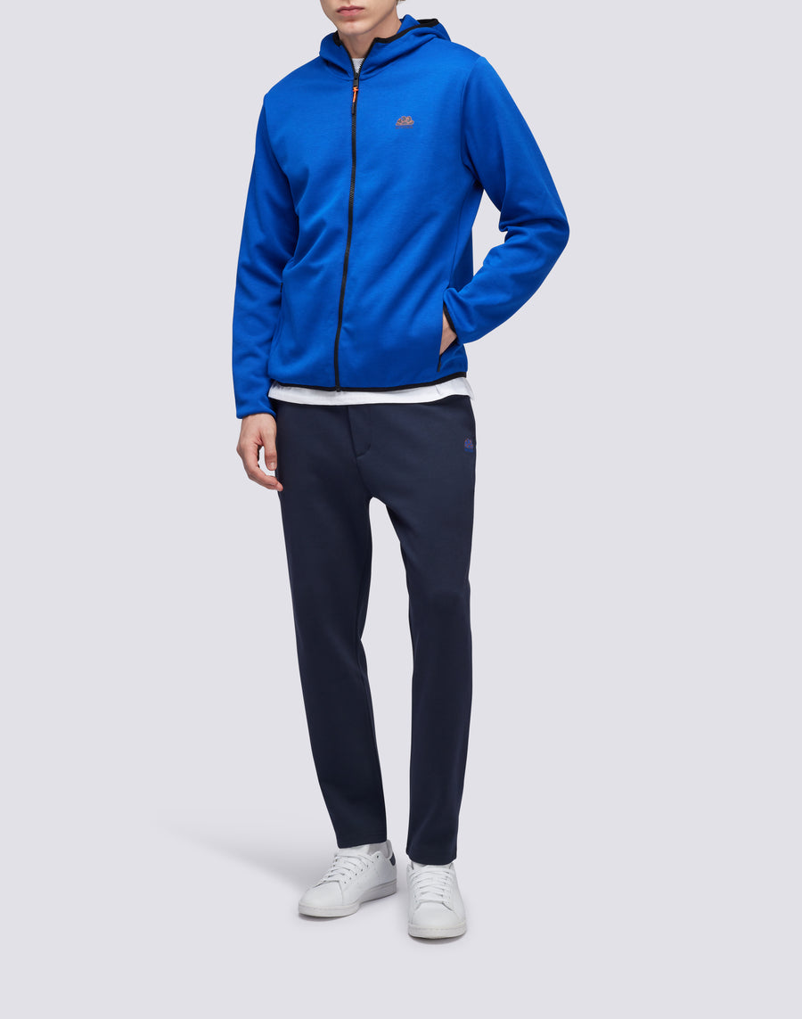 Sundek felpa full zip con cappuccio m411jhil400-00701 Saldi