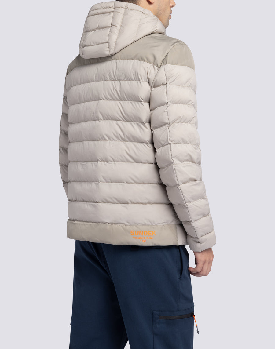 Sundek giacca trapuntata con cappuccio m998jkdp100-65201 Negozio