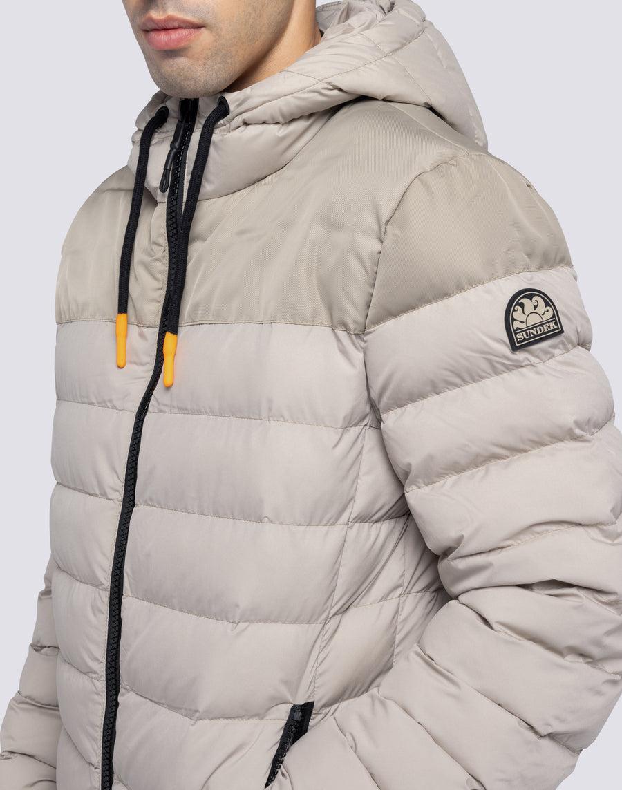 Sundek giacca trapuntata con cappuccio m998jkdp100-65201 Negozio