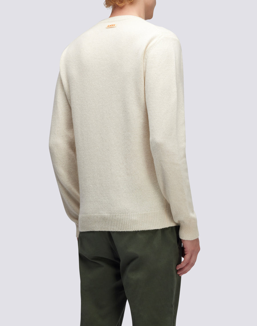 Sundek maglione a girocollo misto cashmere M352KIWS500-03900 2025