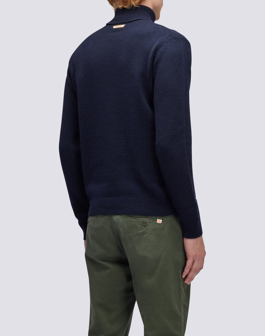 Sundek maglione a girocollo misto cashmere M353KIWS500-00700 In Linea