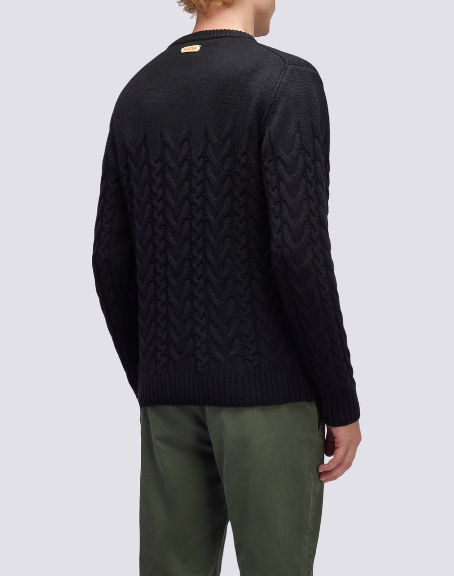 Sundek maglione a girocollo misto cashmere M355KIWS100-00400 Qualità