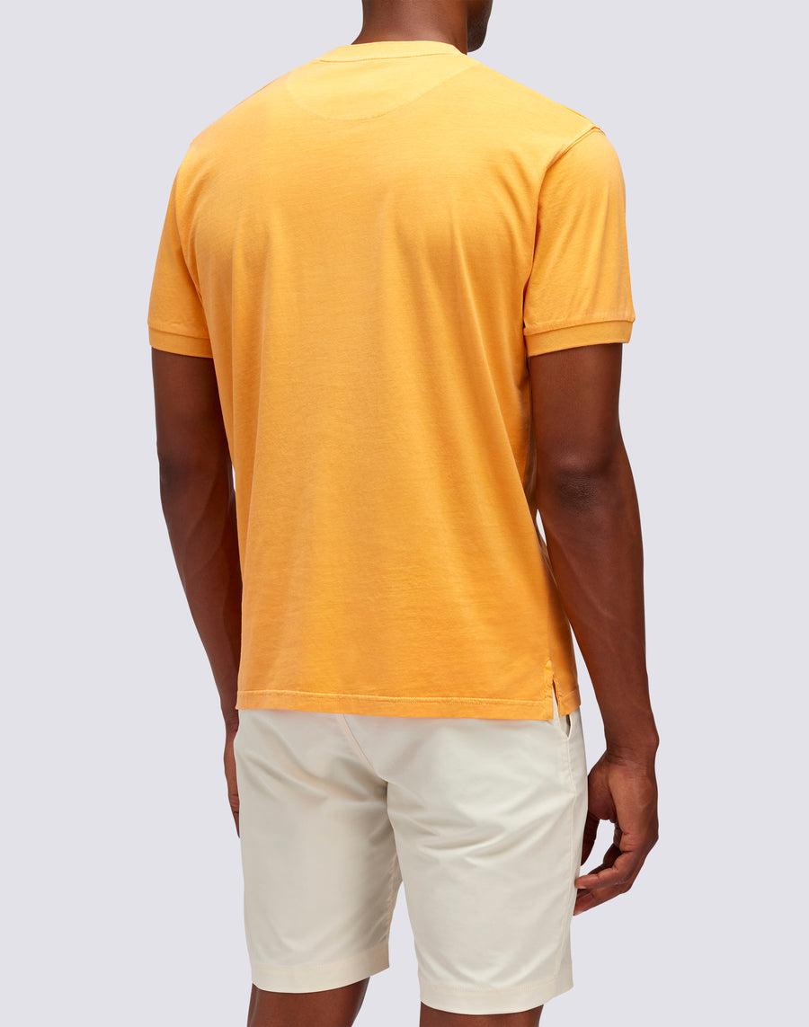 Sundek T-SHIRT NEW DEY GIROCOLLO TINTO CAPO CON LOGO m108tej78tc-a3301 Presa