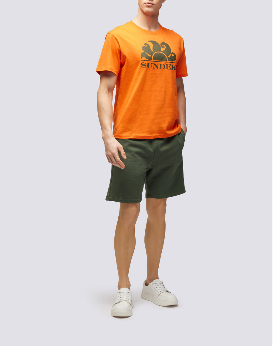 Sundek T-SHIRT GIROCOLLO CON STAMPA LOGO m021tej7800-55001 Offerta
