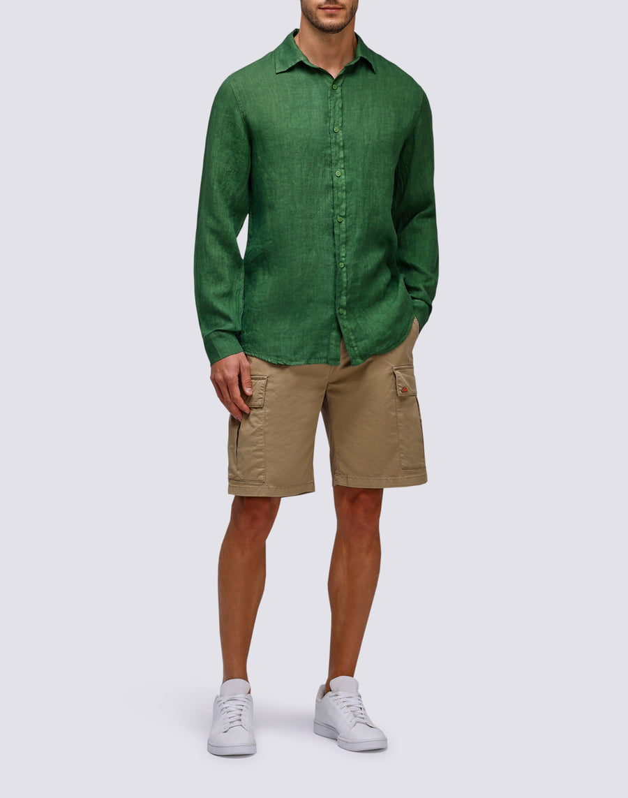 Sundek CAMICIA LINO m820shli7tc-30200 Trasporto libero internazionale