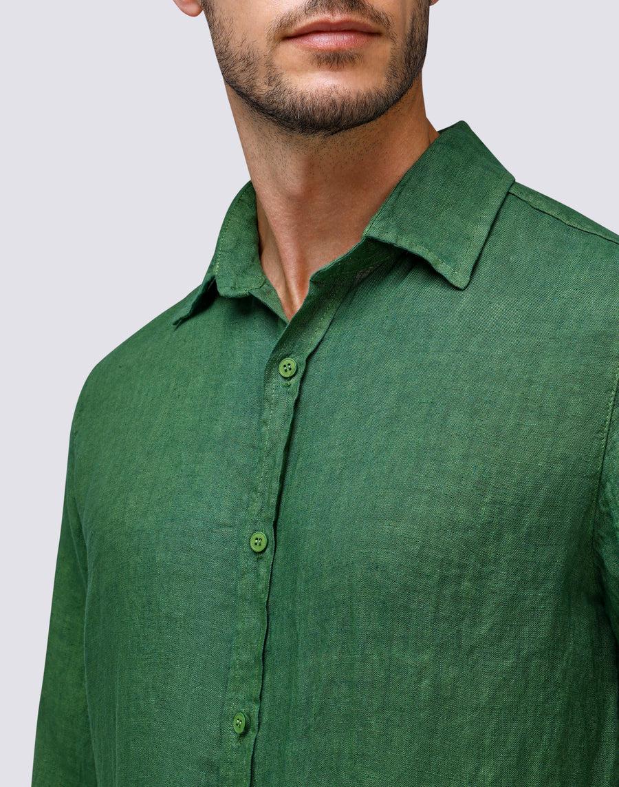 Sundek CAMICIA LINO m820shli7tc-30200 Trasporto libero internazionale