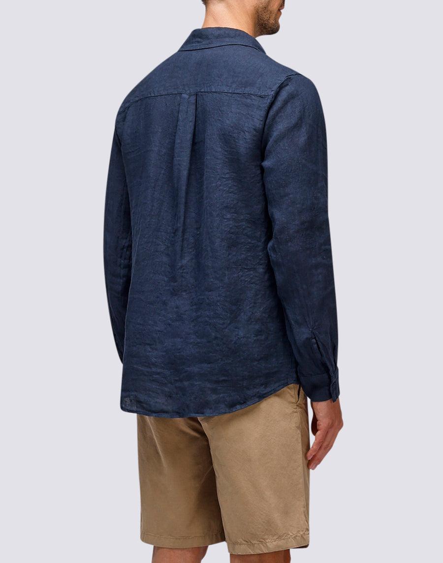 Sundek CAMICIA IN LINO m820shli7tc-00700 In Saldo