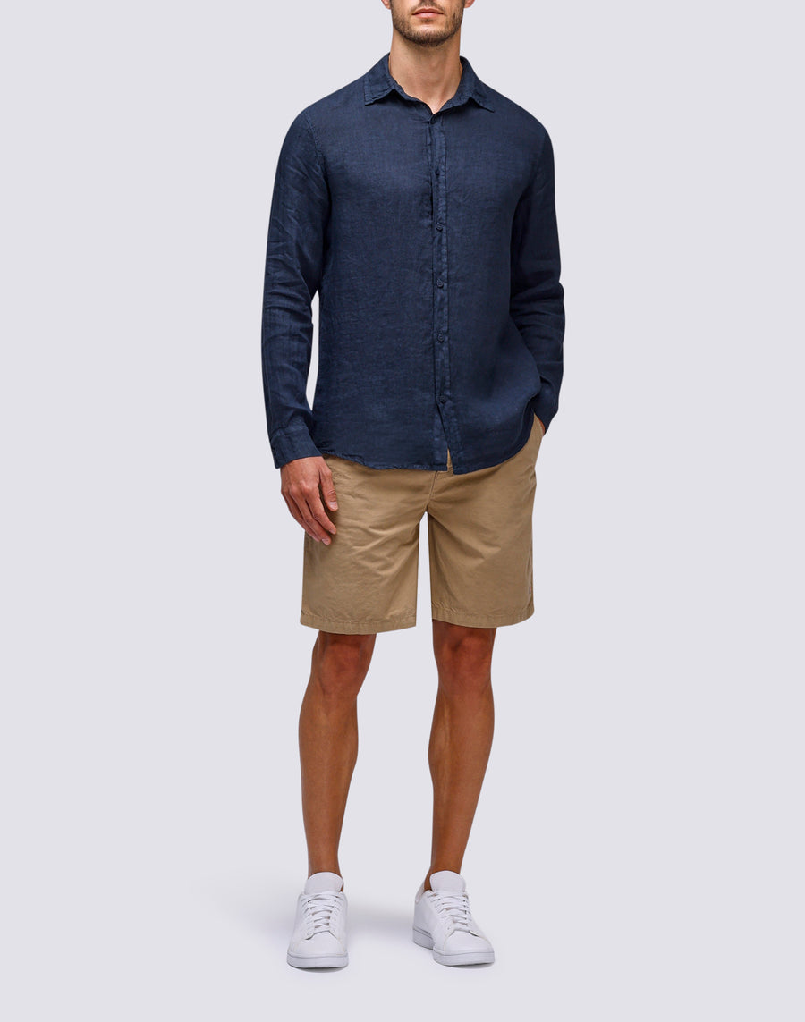 Sundek CAMICIA IN LINO m820shli7tc-00700 In Saldo