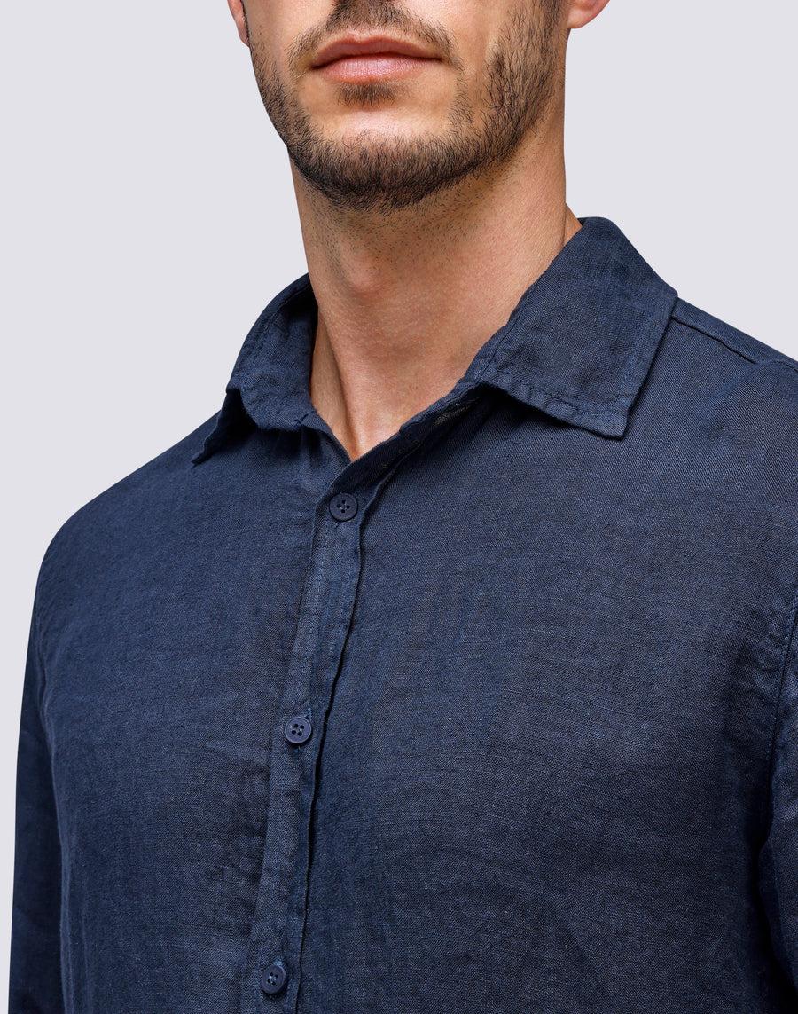 Sundek CAMICIA IN LINO m820shli7tc-00700 In Saldo