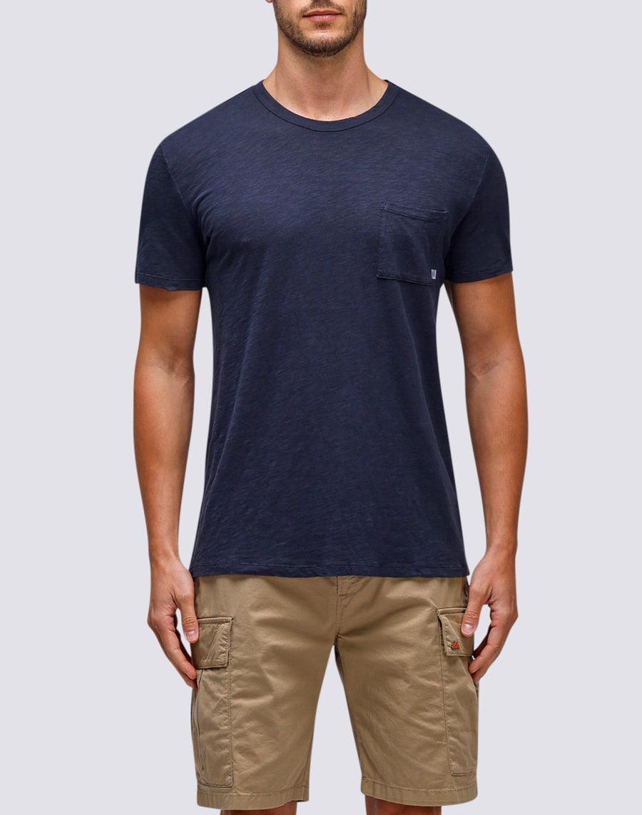 Sundek T-SHIRT CON TASCA m633tejy1tc-00700 Nuovo