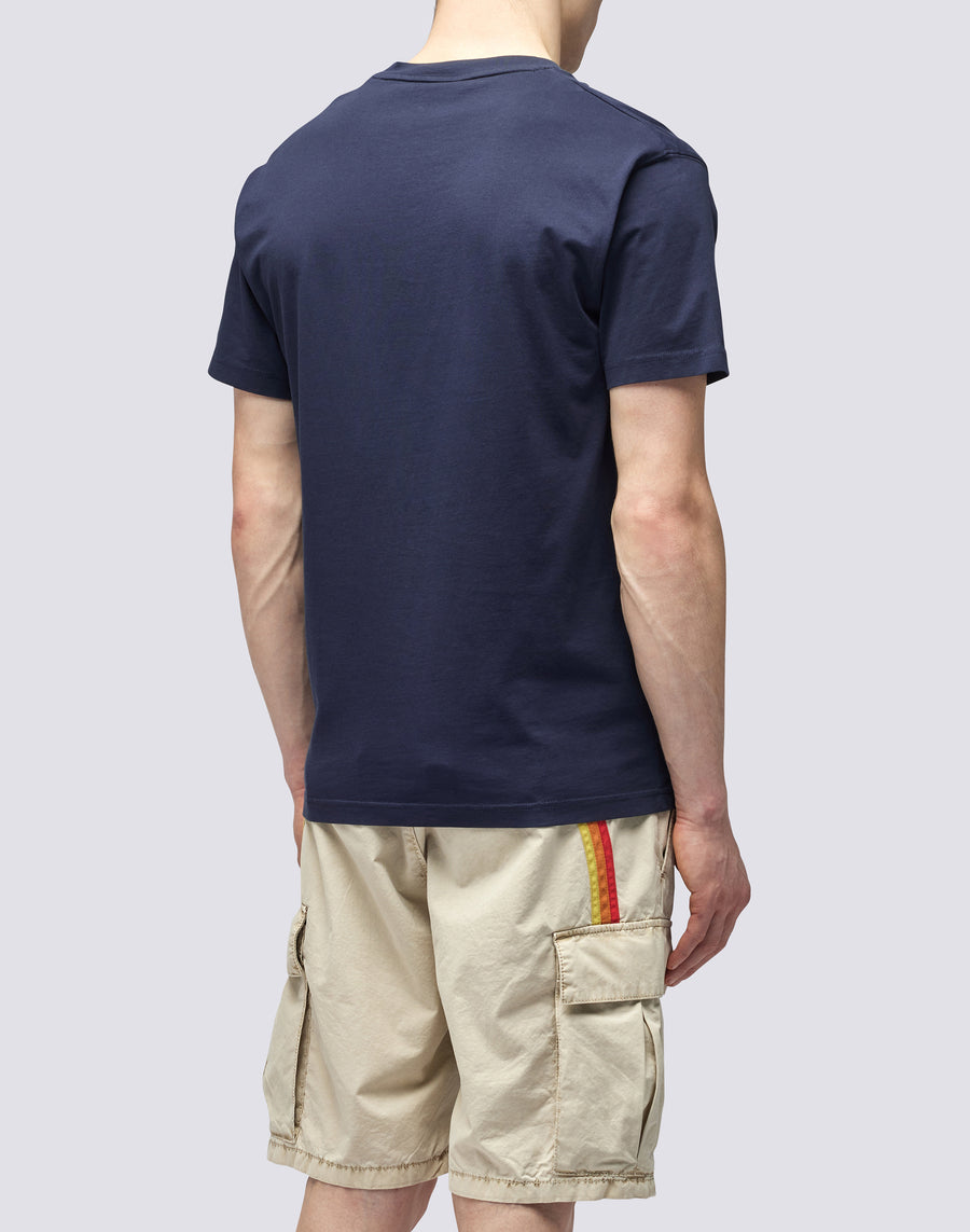 Sundek T-SHIRT LOGO RICAMO m610tej7800-00701 Spedizione Gratuita