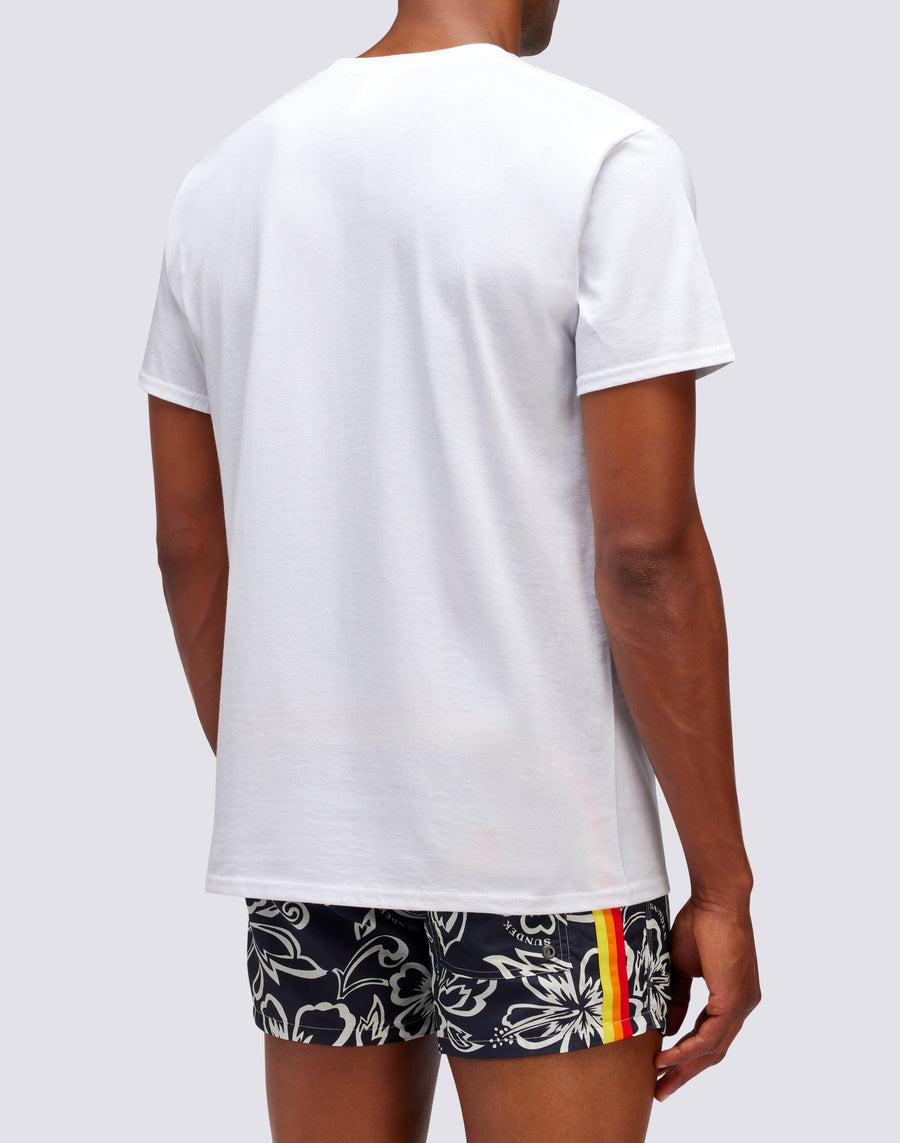 Sundek T-SHIRT HERITAGE SUNDEK PRINT m642tejy300-00600 Vendite Flash