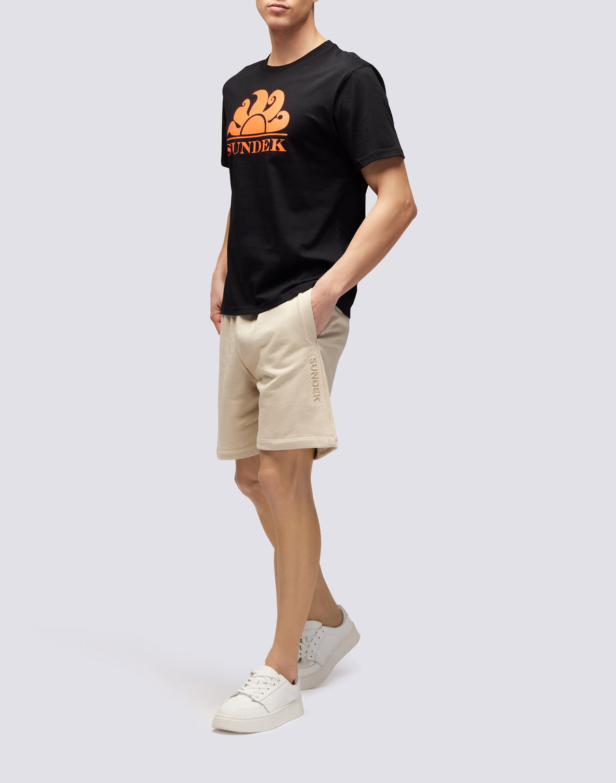 Sundek T-SHIRT GIROCOLLO CON STAMPA LOGO m021tej7800-00402 I Più Venduti