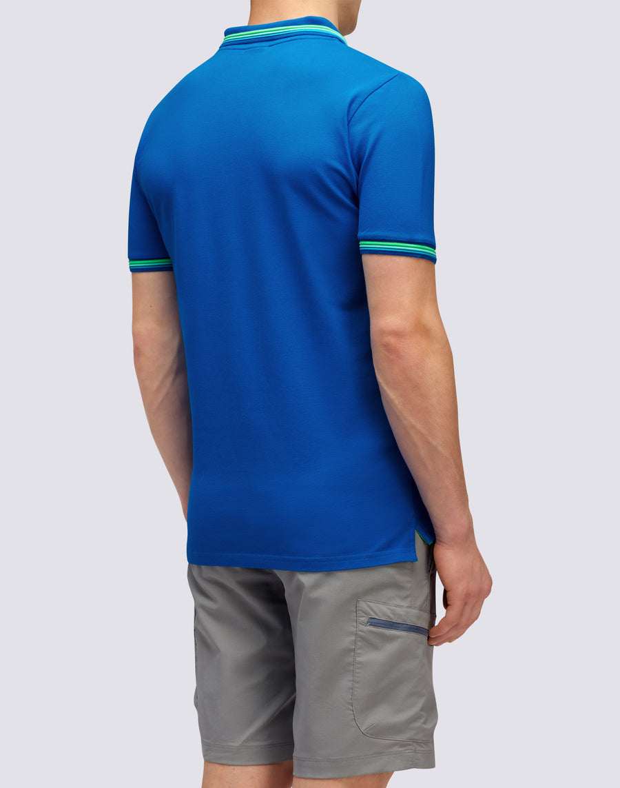 Sundek POLO BRICE IN COTONE PIQUET CON DETTAGLI TRICOLOR m779plj6500-a2201 2025