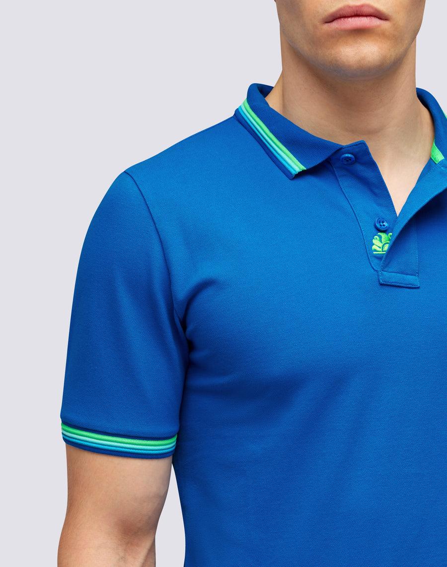 Sundek POLO BRICE IN COTONE PIQUET CON DETTAGLI TRICOLOR m779plj6500-a2201 2025