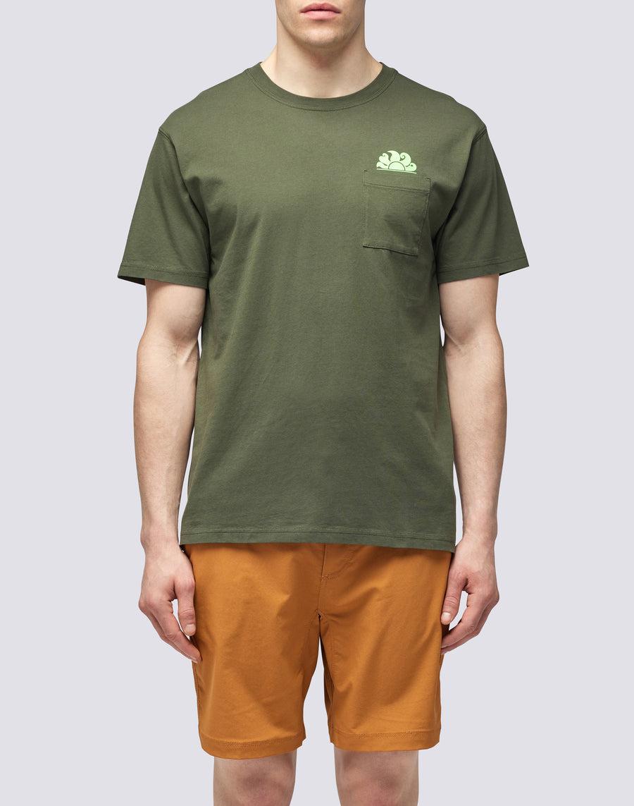 Sundek T-SHIRT CON TASCA m609tej7800-30201 Qualità