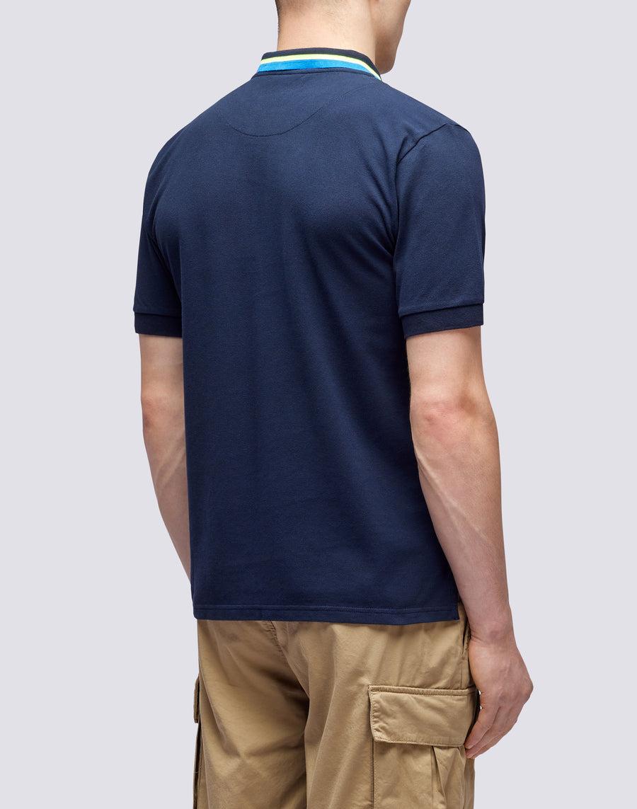 Sundek POLO IN COTONE PIQUET COMBINATO m997plpq500-32202 Spedizione Gratuita
