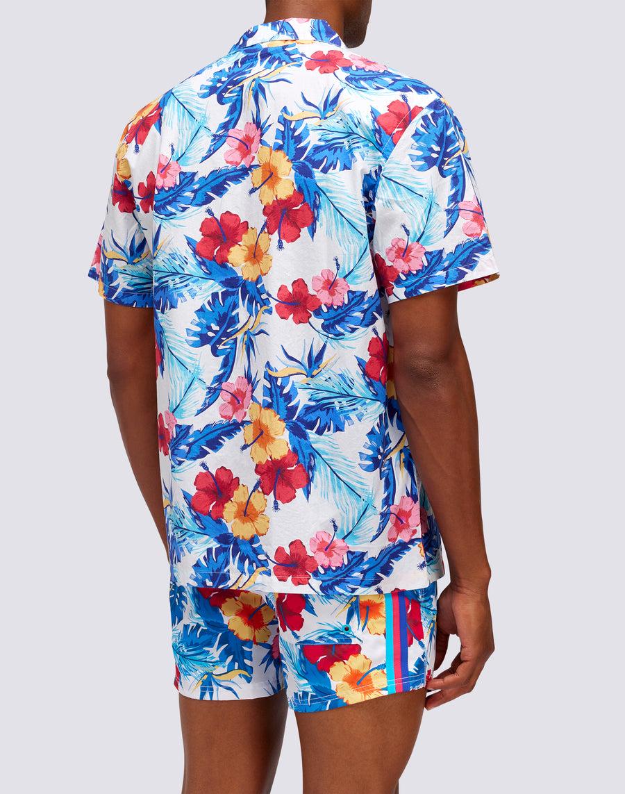 Sundek camicia con stampa floreale all over m817shmu100-004li Soddisfazione Garantita