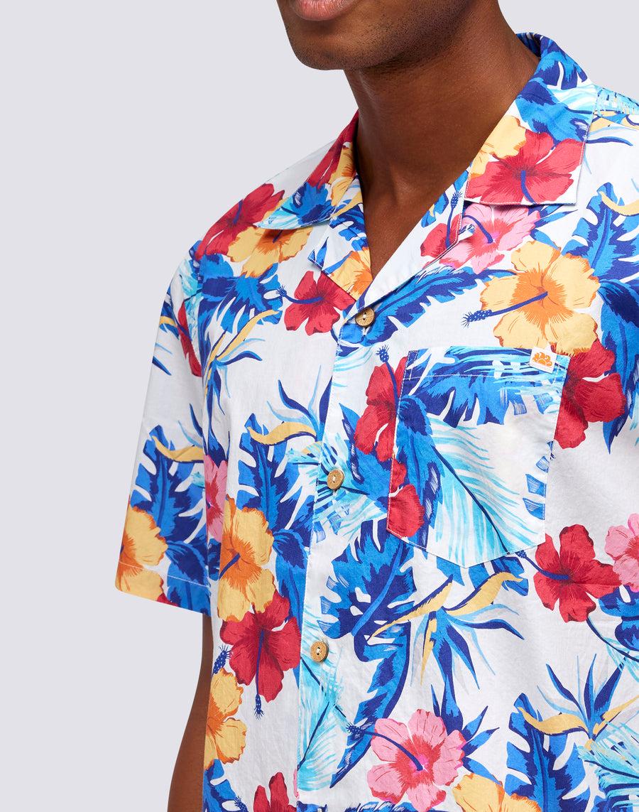 Sundek camicia con stampa floreale all over m817shmu100-004li Soddisfazione Garantita