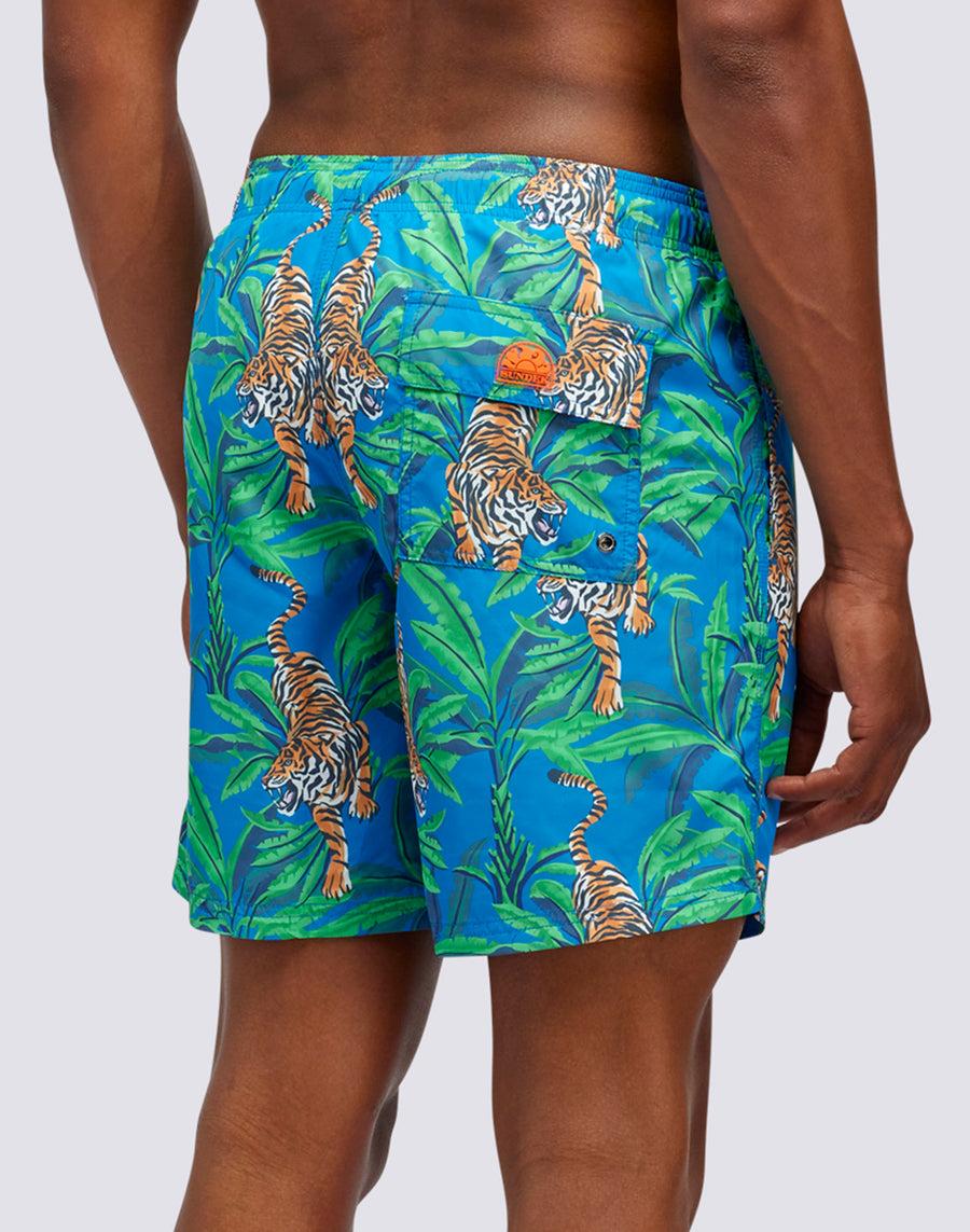 Sundek COSTUME TIGER PRINT m665bdrt4ts-089ts Consegna Veloce