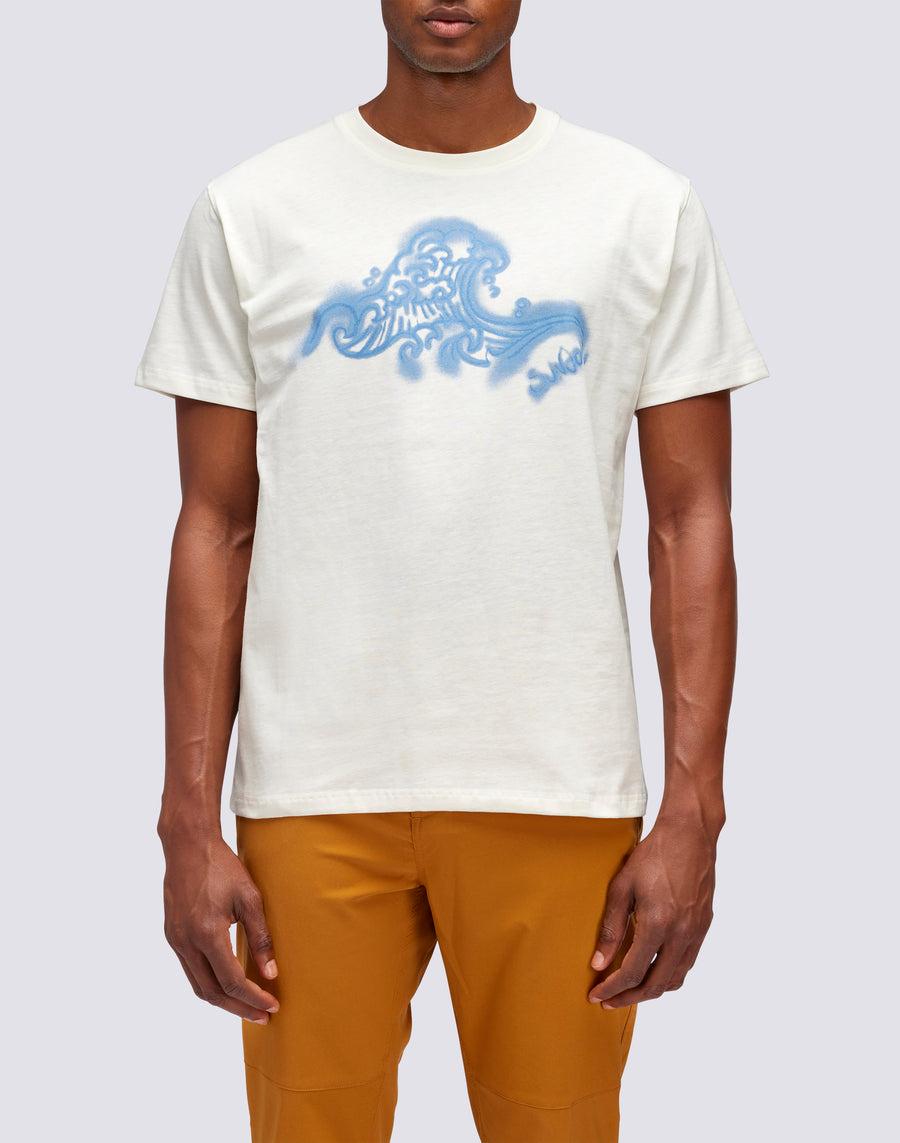 Sundek T-SHIRT WAVE PRINT m612tejs500-03901 Fino Al -60%