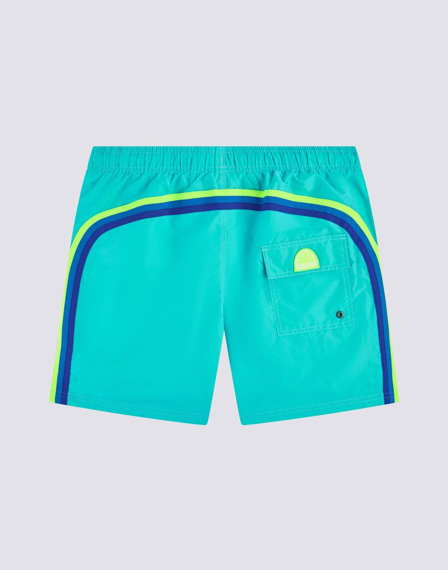 Sundek COSTUME DA BAGNO CORTO VITA ELASTICATA ICONIC TAFFETA m504bdta100-05202 Shopping Online