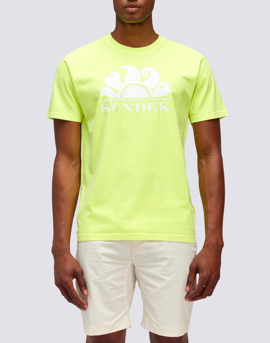 Sundek T-SHIRT LOGO PRINT m021tej78tc-23001 Sottocosto