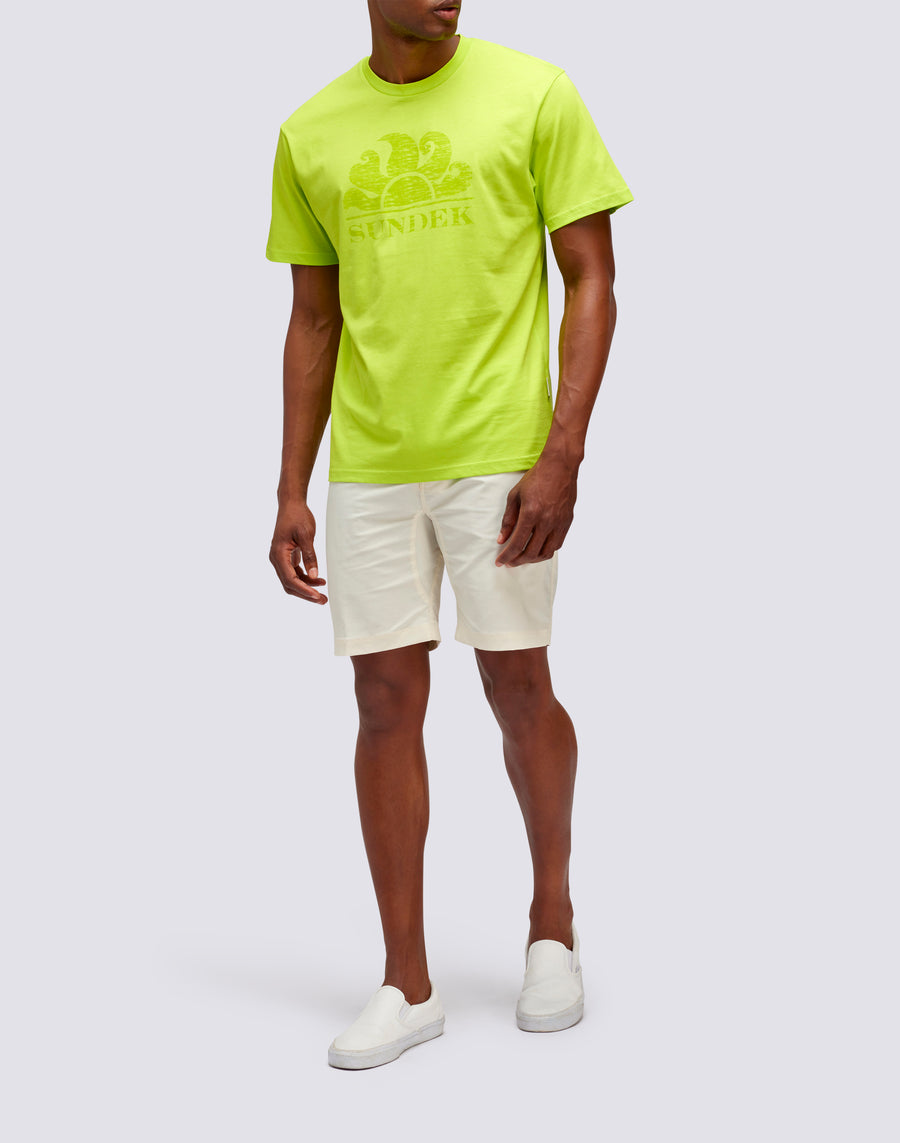 Sundek T-SHIRT MANICHE CORTE CON LOGO m021tej78ot-69100 Economico