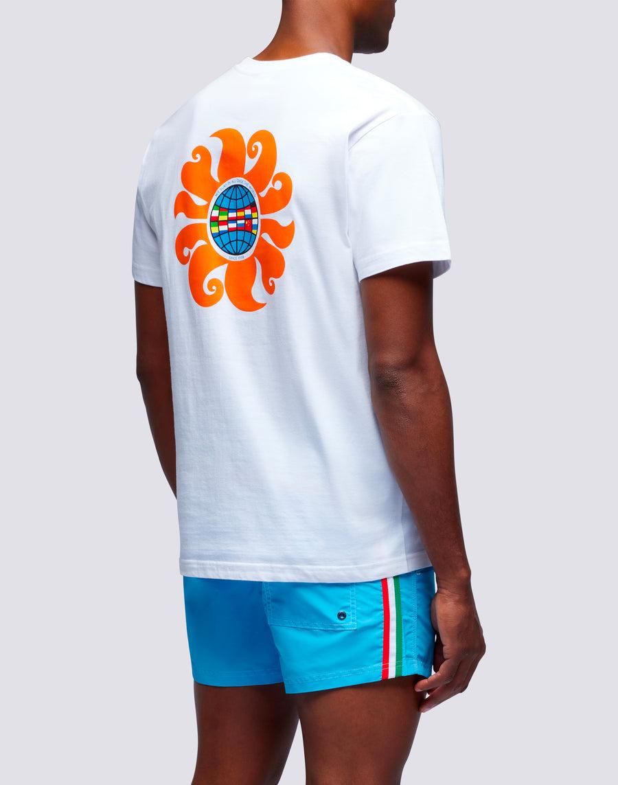 Sundek t-shirt uomo in cotone capsule flag m669tesj500-00400 Online