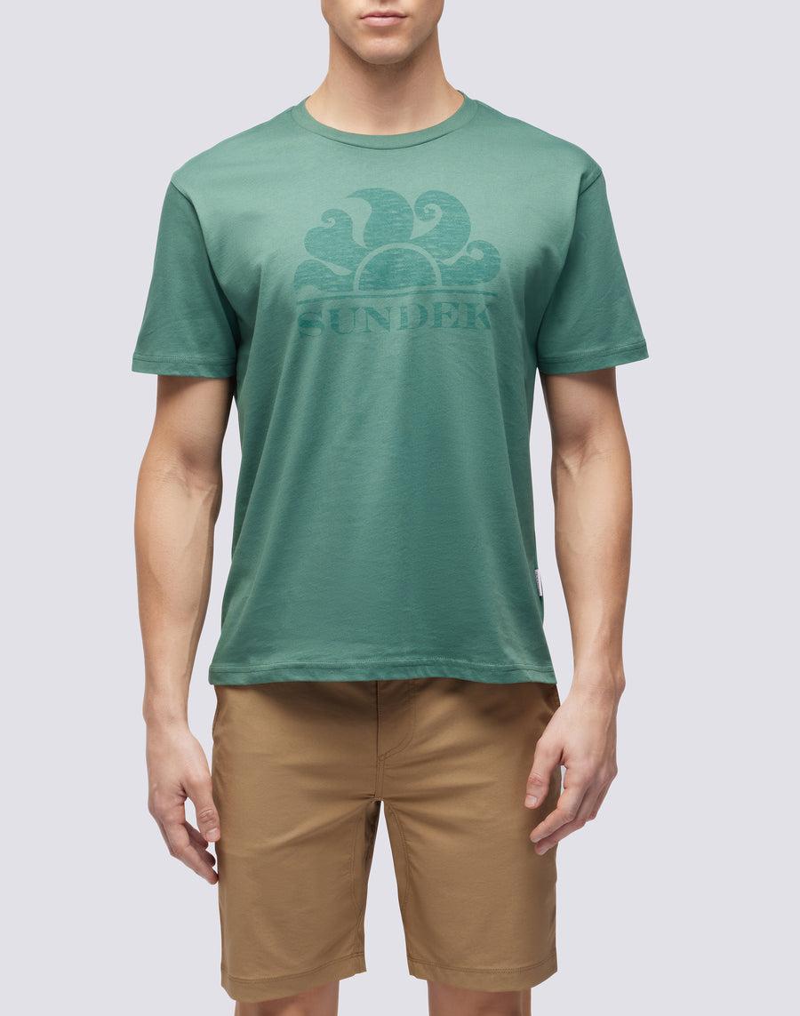 Sundek T-SHIRT MANICHE CORTE CON LOGO m021tej78ot-a1600