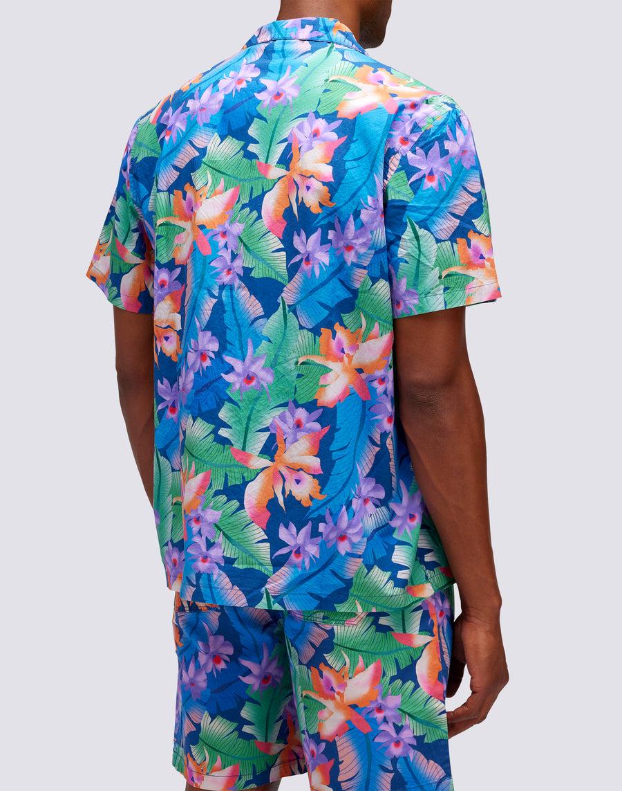 Sundek CAMICIA CON STAMPA FLOREALE ALL OVER m817shmu100-007o8 Moda