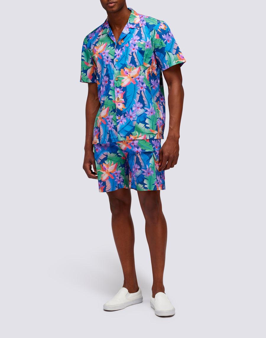 Sundek CAMICIA CON STAMPA FLOREALE ALL OVER m817shmu100-007o8 Moda