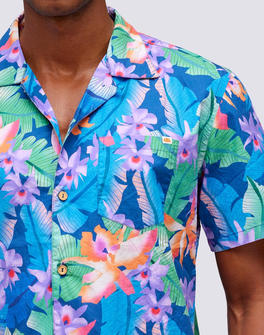 Sundek CAMICIA CON STAMPA FLOREALE ALL OVER m817shmu100-007o8 Moda