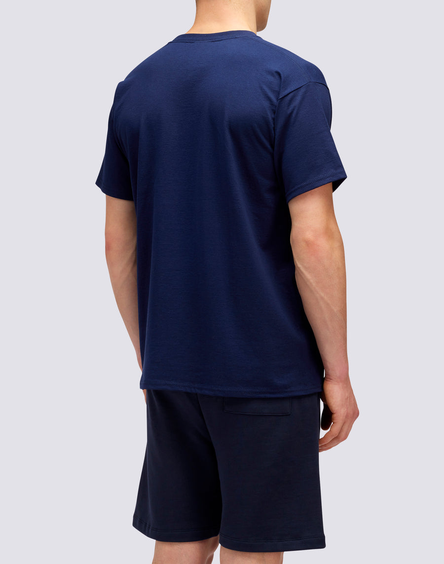 Sundek T-SHIRT HERITAGE PATCH m643tejy300-00700 Fino Al -60%