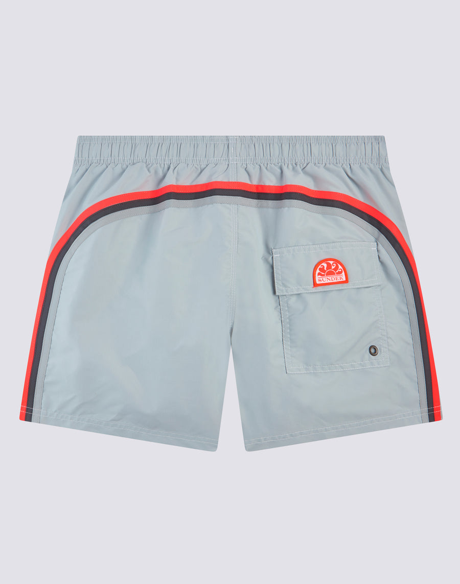 Sundek COSTUME DA BAGNO CORTO VITA ELASTICATA ICONIC TAFFETA m504bdta100-a1501 Novità