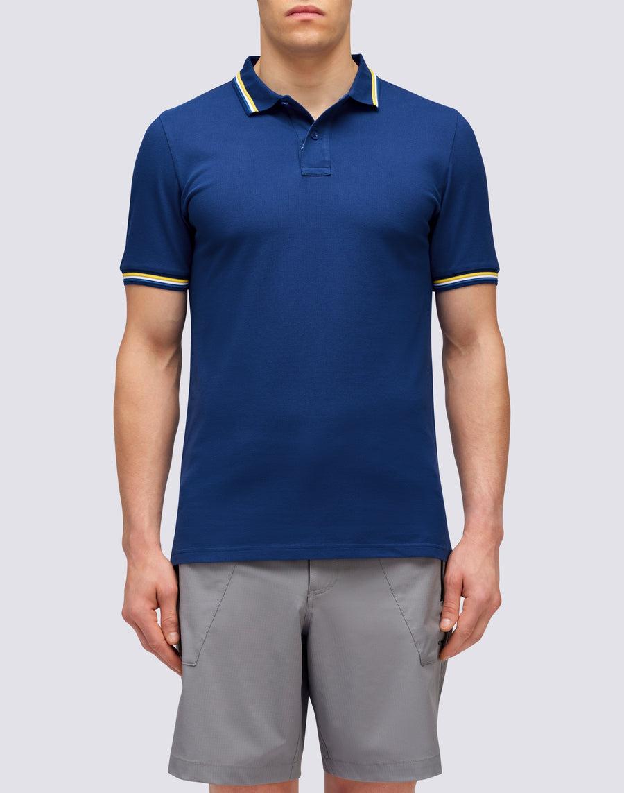 Sundek POLO BRICE IN COTONE PIQUET CON DETTAGLI TRICOLOR m779plj6500-a1701