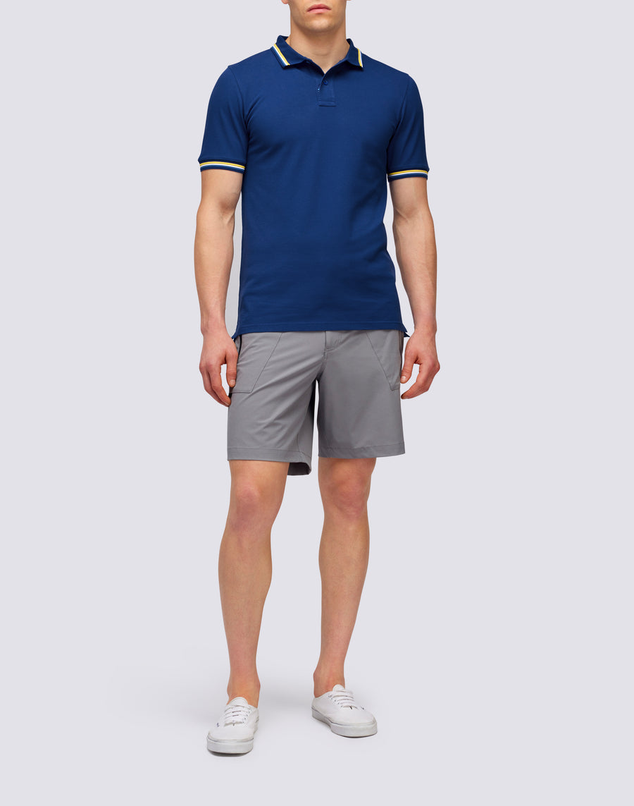 Sundek POLO BRICE IN COTONE PIQUET CON DETTAGLI TRICOLOR m779plj6500-a1701 Presa
