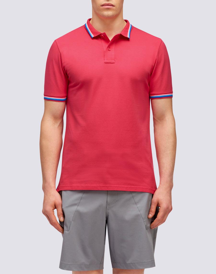 Sundek POLO BRICE IN COTONE PIQUET CON DETTAGLI TRICOLOR m779plj6500-69203