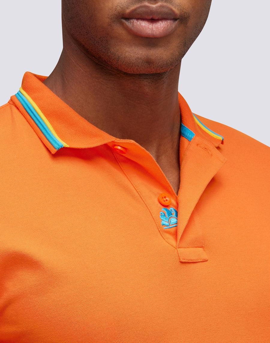 Sundek POLO BRICE IN COTONE PIQUET CON DETTAGLI TRICOLOR m779plj6500-55002 Online